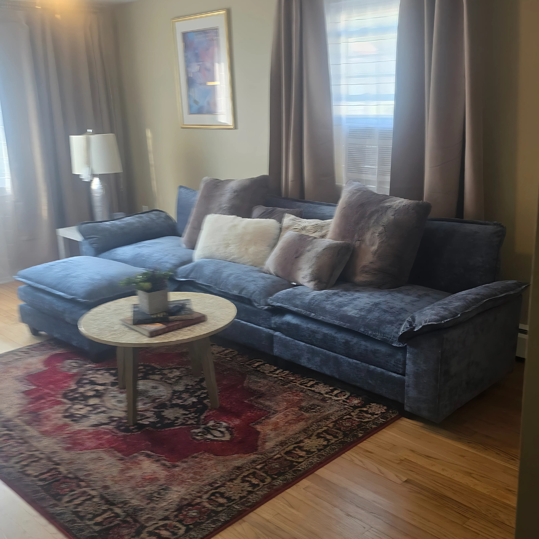 Cozy furnished living space